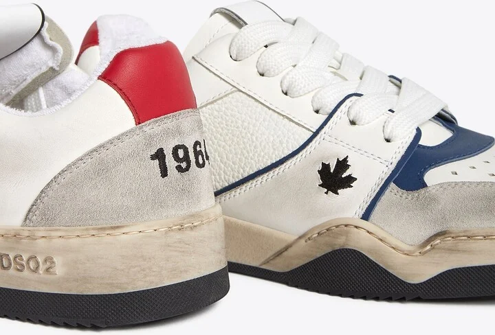 Spiker Distressed Low-Top Sneakers - Image 2
