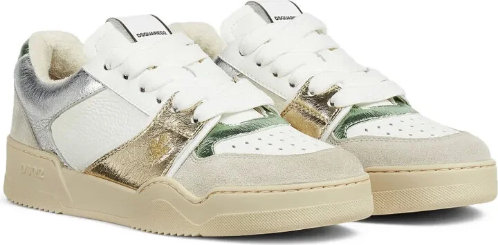 Spiker leather sneakers - Image 2