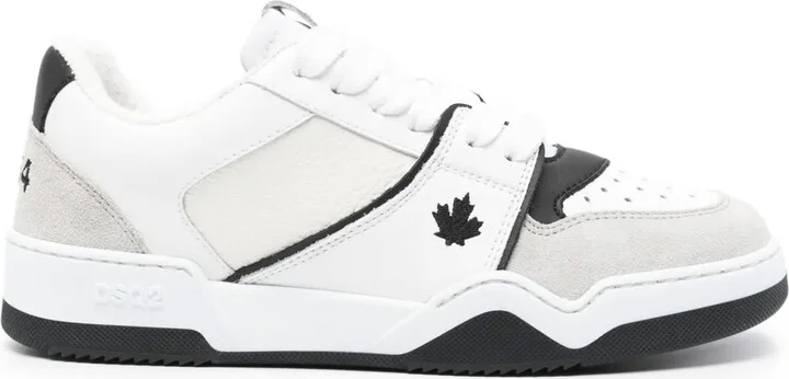 Spiker leather sneakers