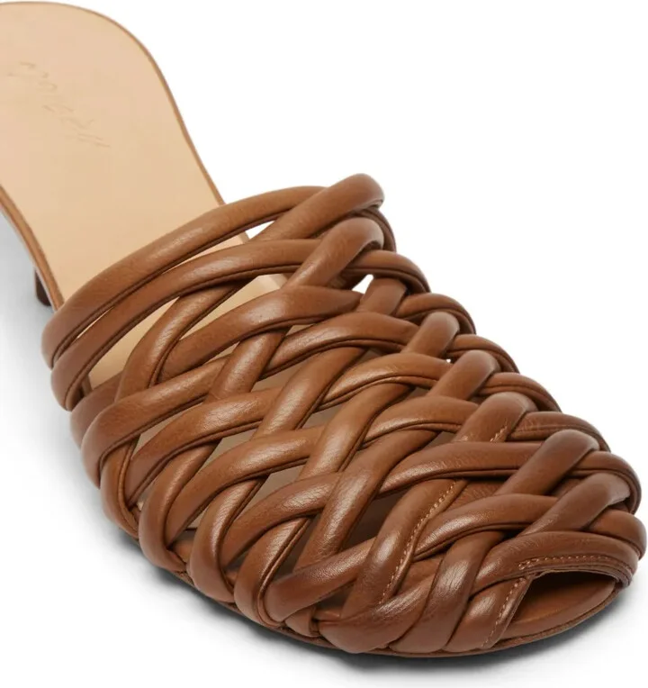 Spilla 45mm woven leather mules - Image 4