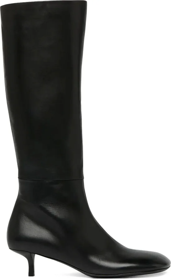 Spilla kitten-heel leather boots