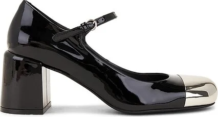 Black Patent Silver Combo