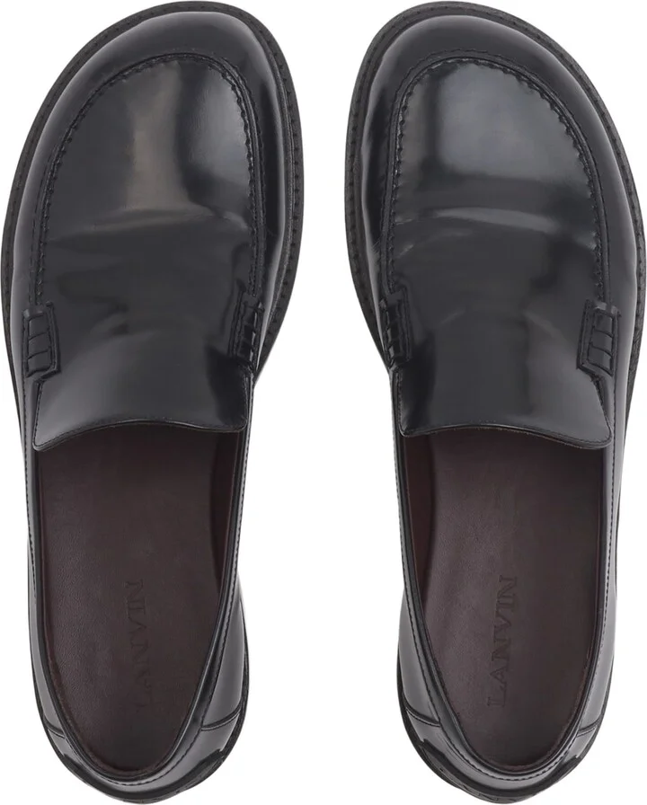 Spinto Loafers In Glossy Leather - Image 3