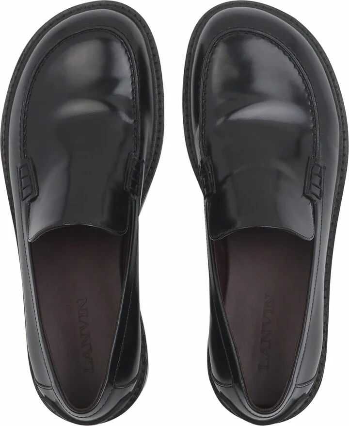 Spinto Loafers In Glossy Leather - Image 3