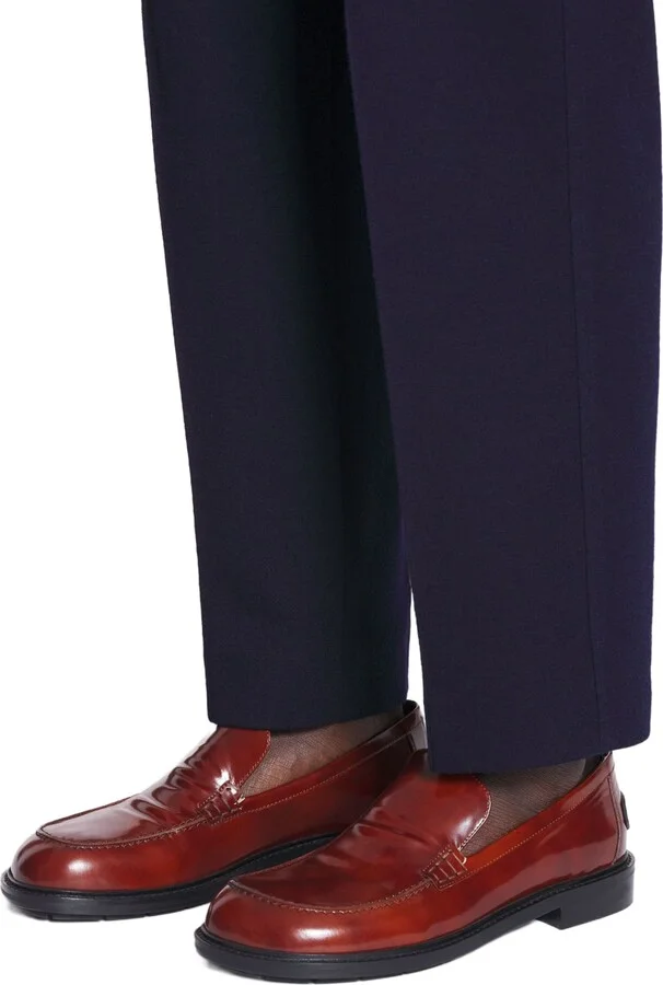 Spinto Loafers In Smooth Leather For Men - Image 6