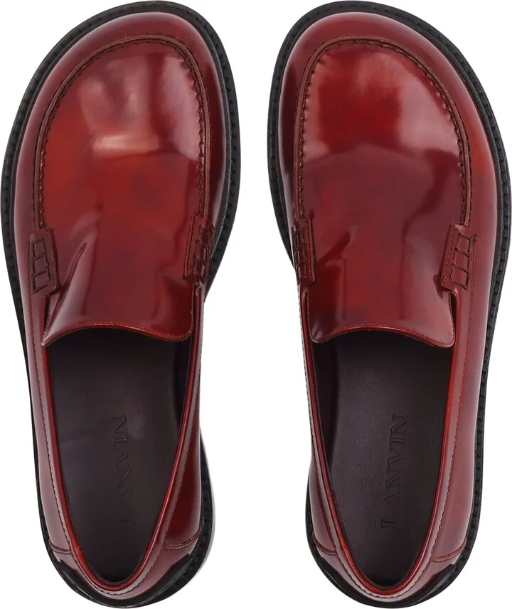 Spinto Loafers In Smooth Leather For Women - Image 3
