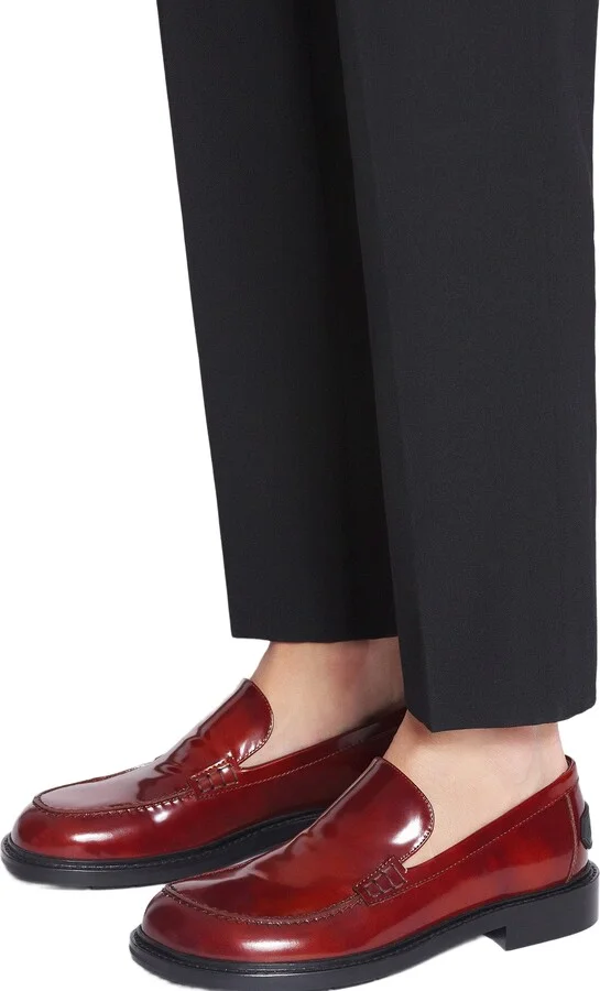 Spinto Loafers In Smooth Leather For Women - Image 6