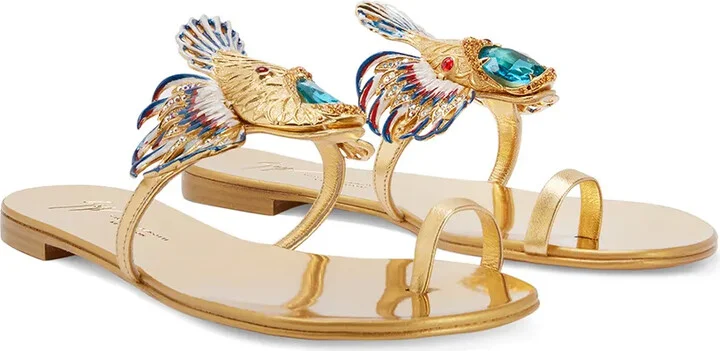 Spipiott embellished metallic sandals - Image 2
