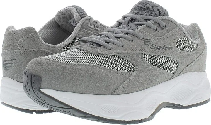Spira Classic Walker Men's Shoes Grey/White : 8 EE - Wide, Leather