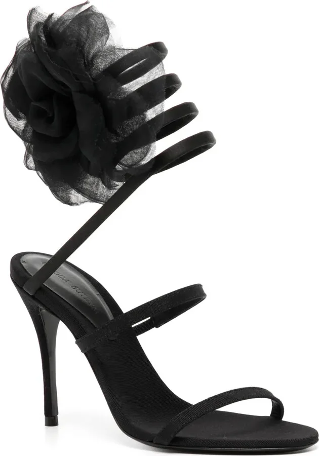 Spiral organza-flower sandals - Image 2