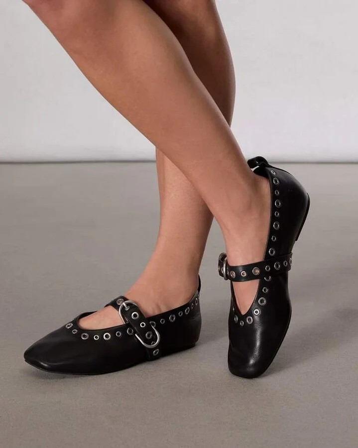 Spire Leather Mary Janes - Image 2
