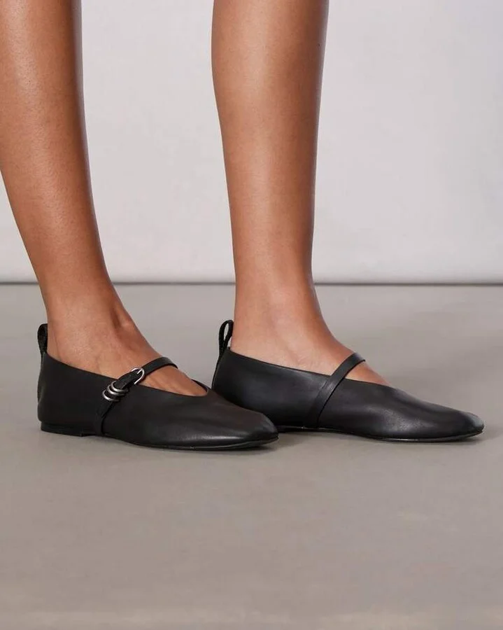 Spire Leather Mary Janes - Image 2