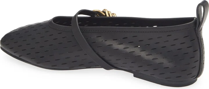 Spire Perforated Mary Jane Flat - Image 2