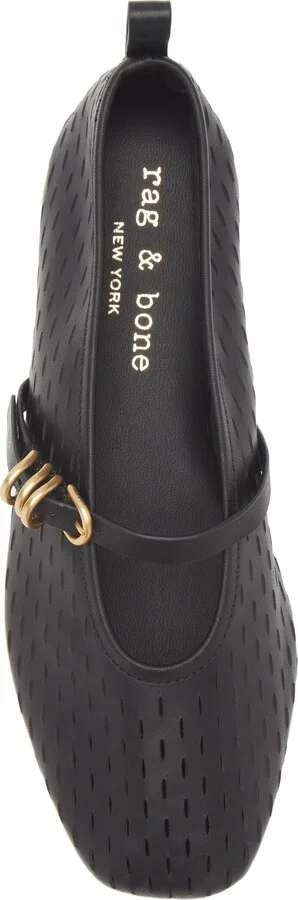 Spire Perforated Mary Jane Flat - Image 5
