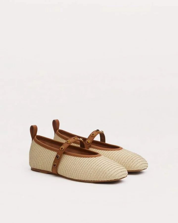 Spire Straw Mary Janes - Image 3