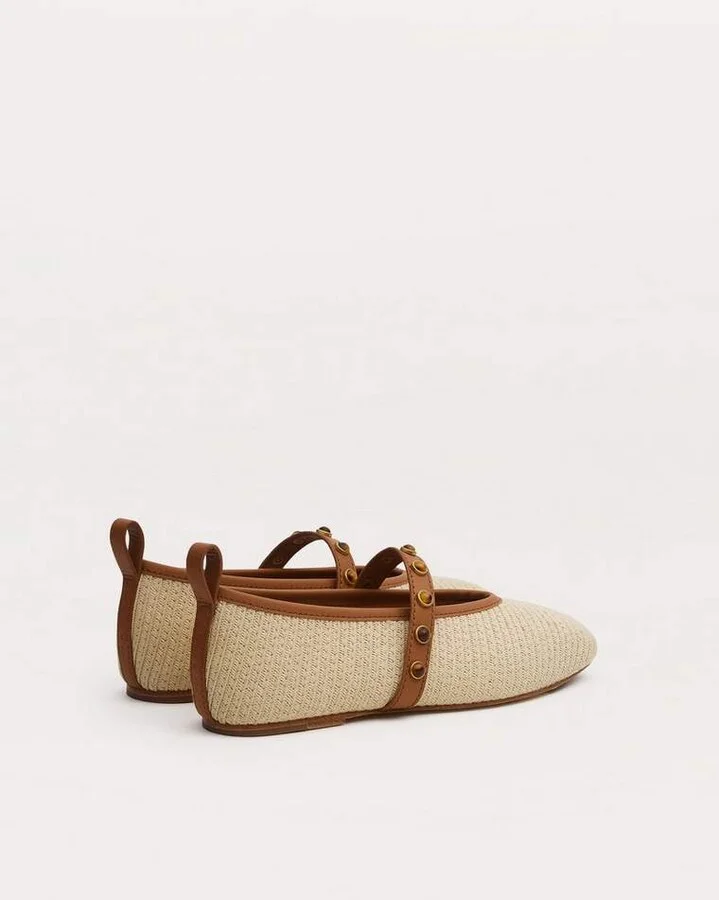 Spire Straw Mary Janes - Image 4