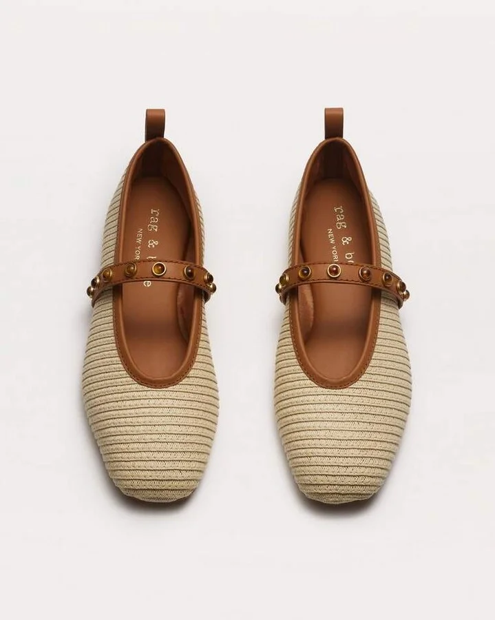 Spire Straw Mary Janes