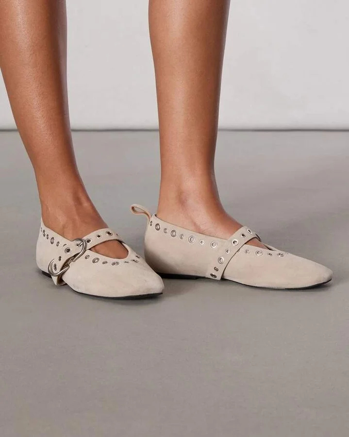 Spire Suede Mary Janes - Image 2