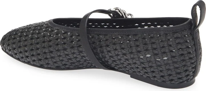 Spire Woven Mary Jane Flat - Image 2