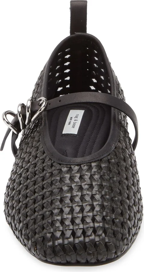 Spire Woven Mary Jane Flat - Image 4