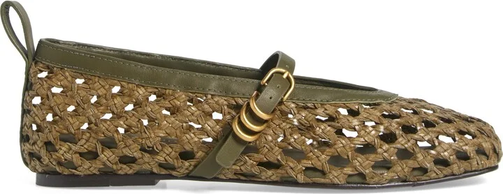 Spire Woven Mary Jane Flat - Image 3