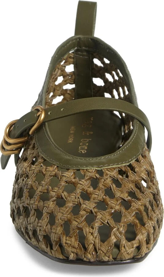Spire Woven Mary Jane Flat - Image 4