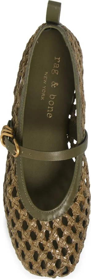 Spire Woven Mary Jane Flat - Image 5