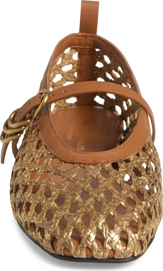 Spire Woven Mary Jane Flat - Image 10