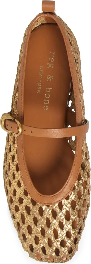 Spire Woven Mary Jane Flat - Image 11