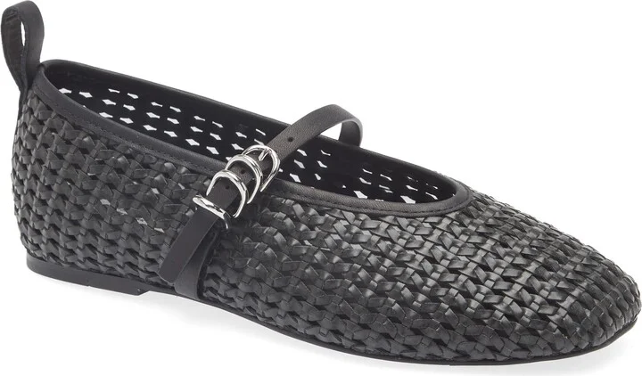 Spire Woven Mary Jane Flat