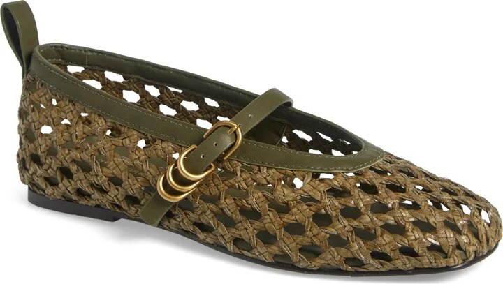 Spire Woven Mary Jane Flat