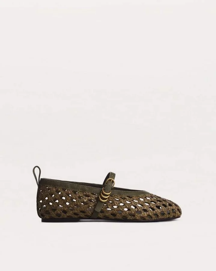 Spire Woven Mary Janes