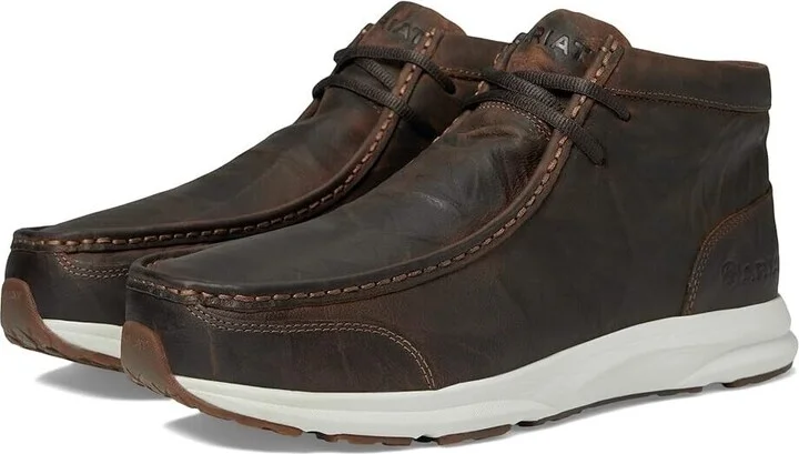 Spitfire 10044486 Men's US 7.5 Sorrel Crunch Leather Moc Toe Boots RHS3355