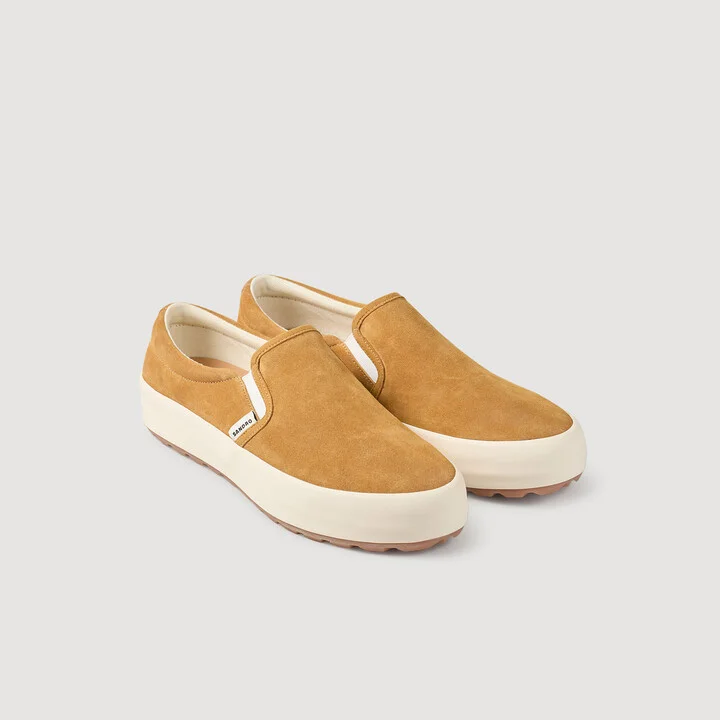 Split leather slip-ons - Image 2