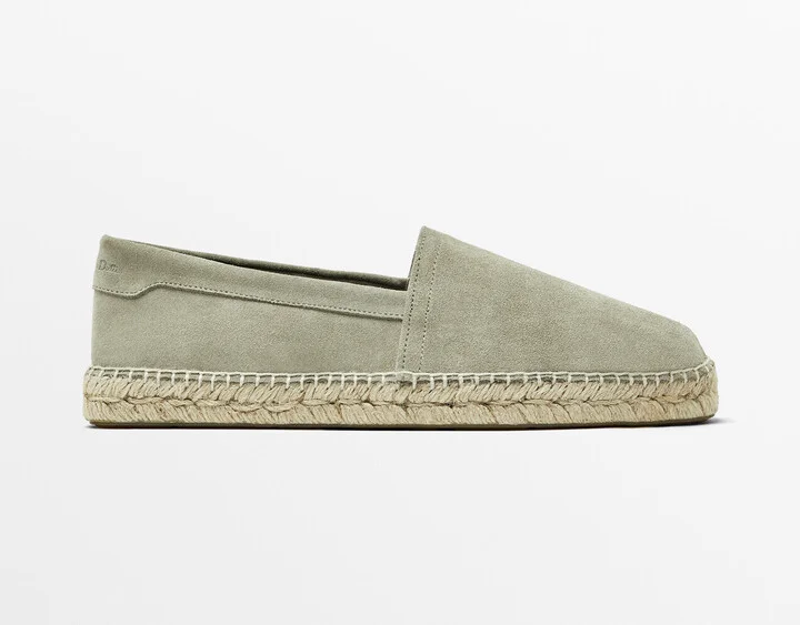 Split Suede Espadrilles