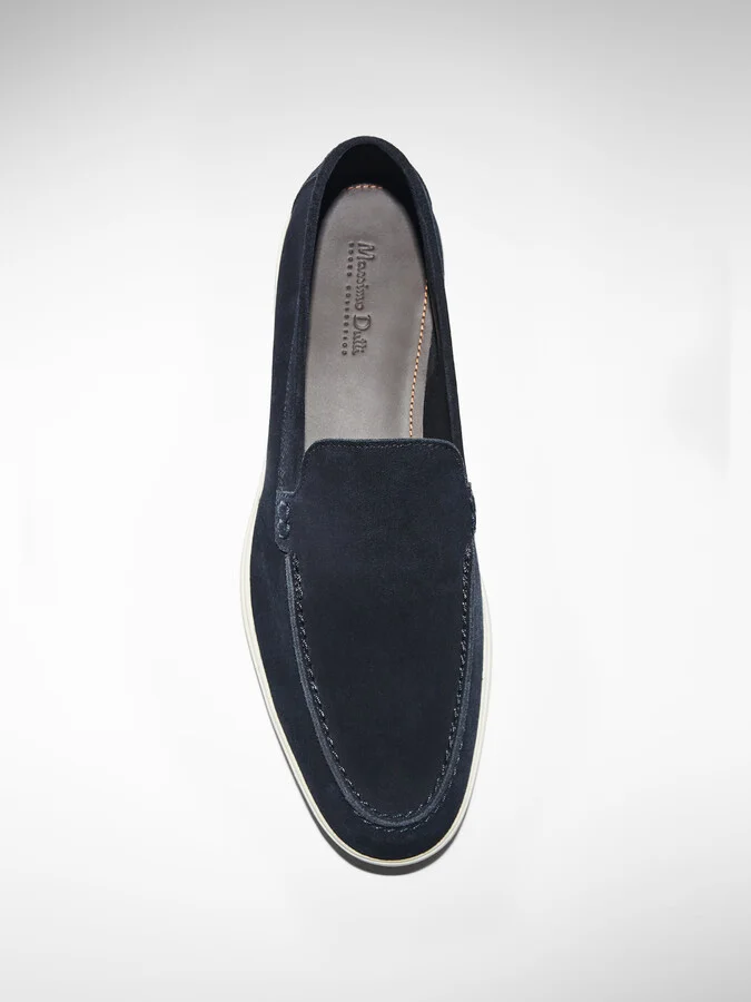 Split Suede Leather Loafers - Image 6