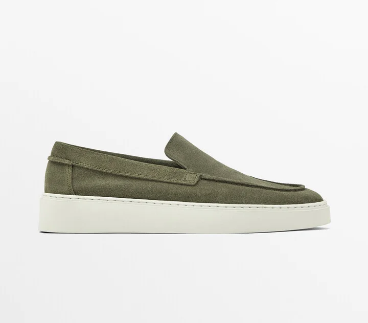Split Suede Loafers - Image 2