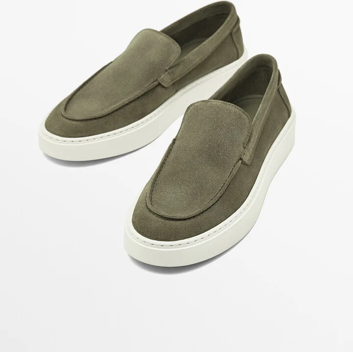 Split Suede Loafers - Image 3