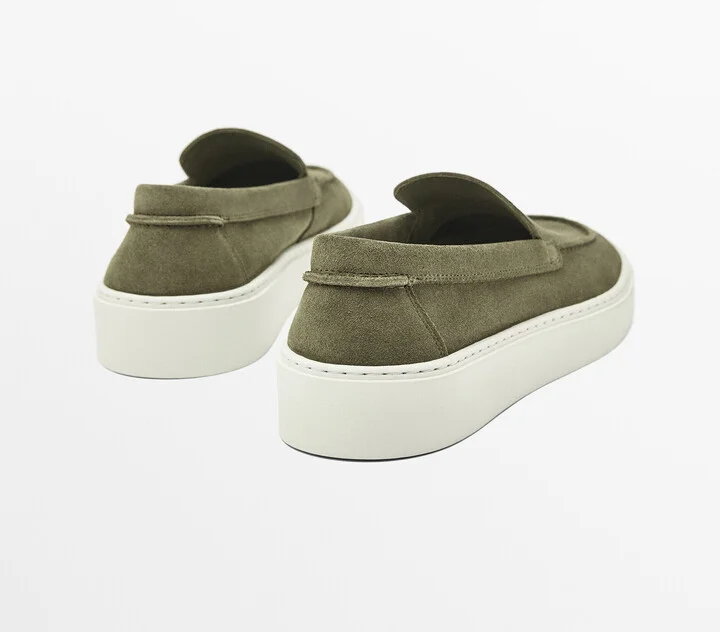 Split Suede Loafers - Image 4