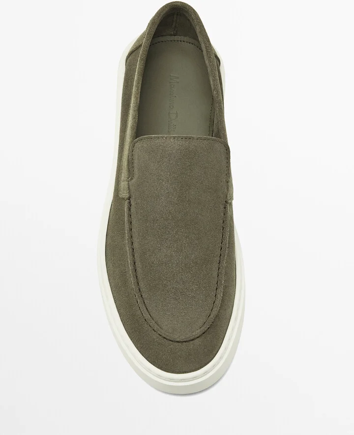 Split Suede Loafers - Image 5