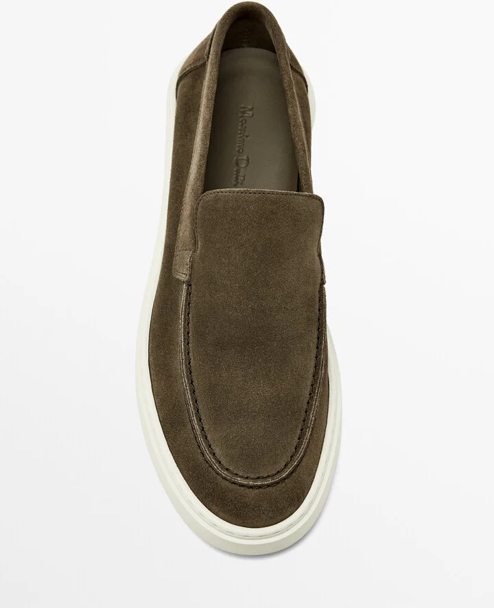 Split Suede Loafers - Image 9