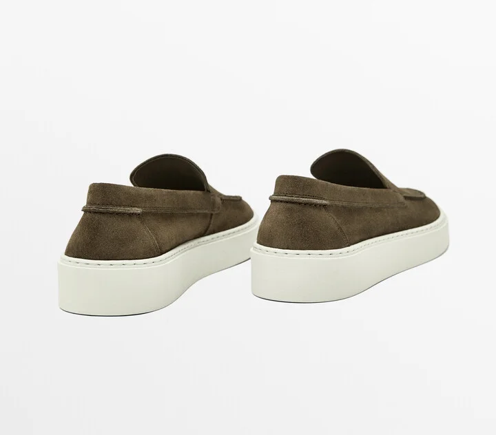 Split Suede Loafers - Image 10