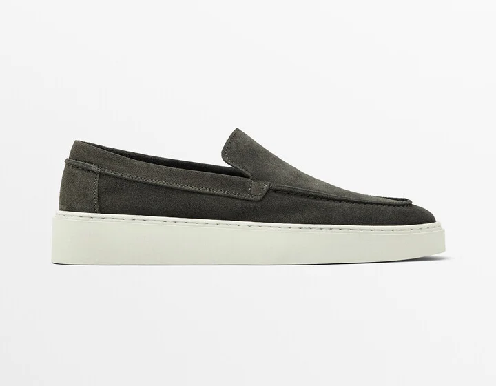 Split Suede Loafers - Image 11
