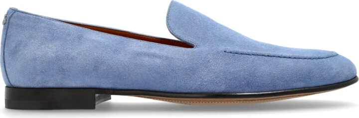 Split Suede Shoes, , - Blue