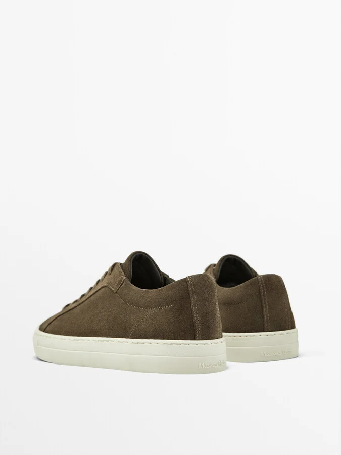 Split Suede Trainers - Image 4