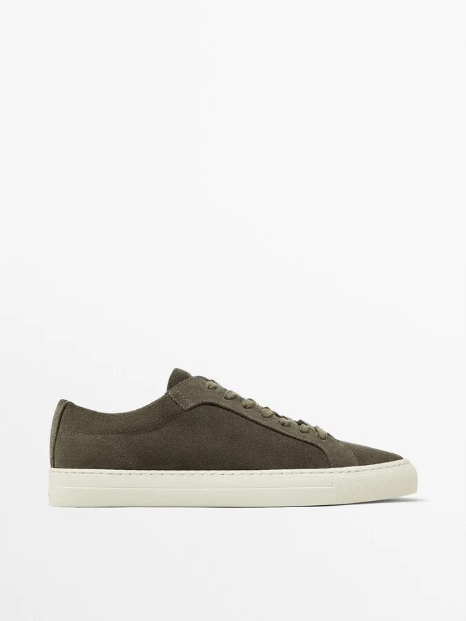 Split Suede Trainers - Image 6