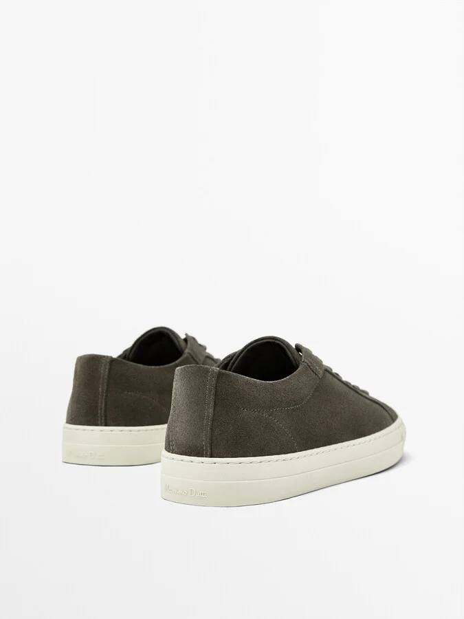 Split Suede Trainers - Image 8