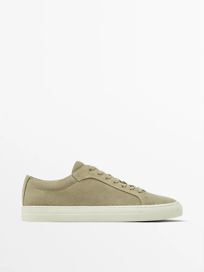 Split Suede Trainers - Image 10