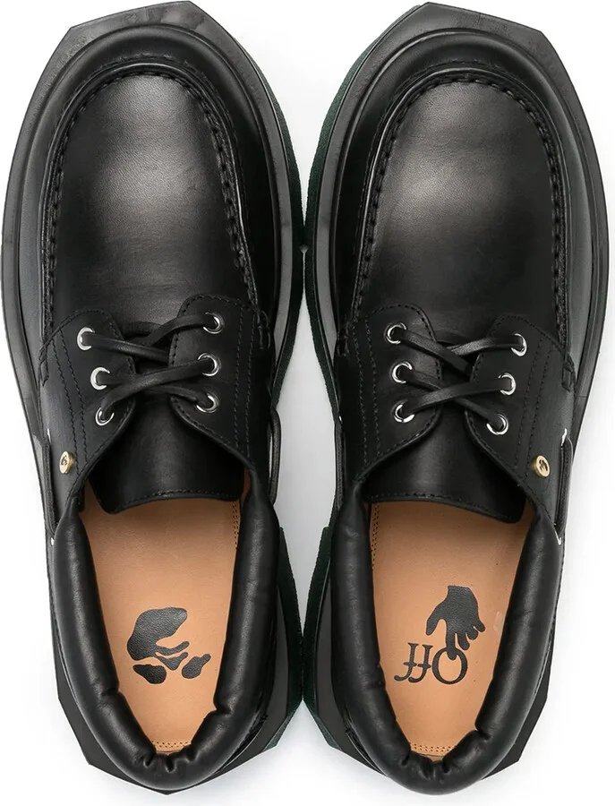Sponge Boat Lace-Up Shoes - Image 4