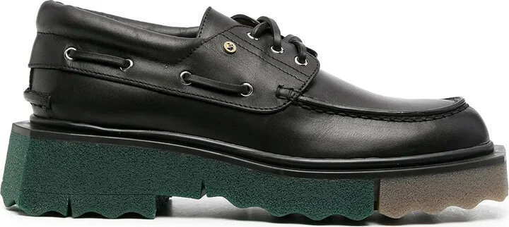 Sponge Boat Lace-Up Shoes